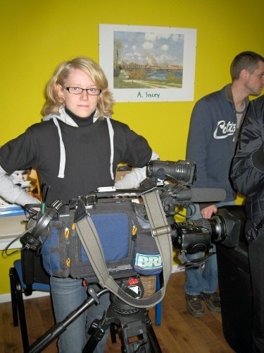 Nadine stöhnt schon