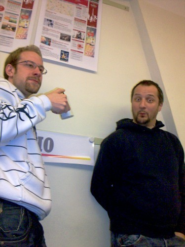 Andy vom BRF und Oli vom GE