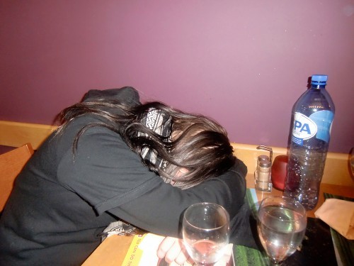 Kurzes Nickerchen.....muss auch mal sein