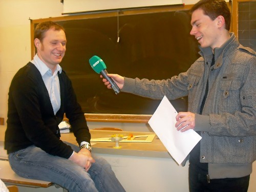 Matthias und die lokale Berühmtheit