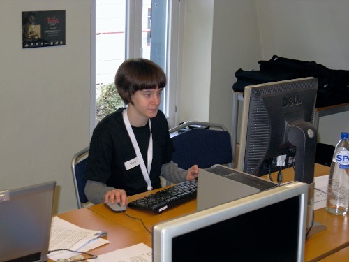 Mara voll konzentriert