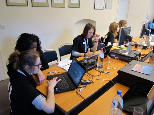 Chefredaktion bei der Arbeit