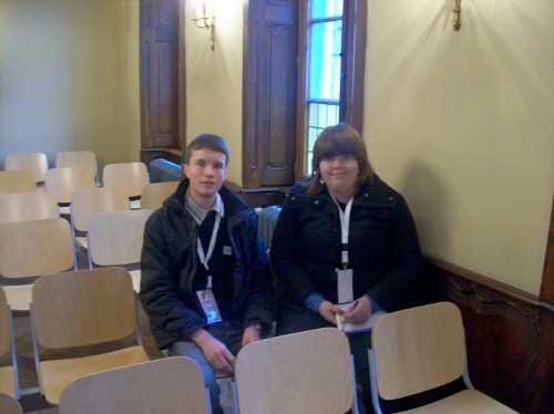 Gregory und Wendy im Eupener Strafgericht