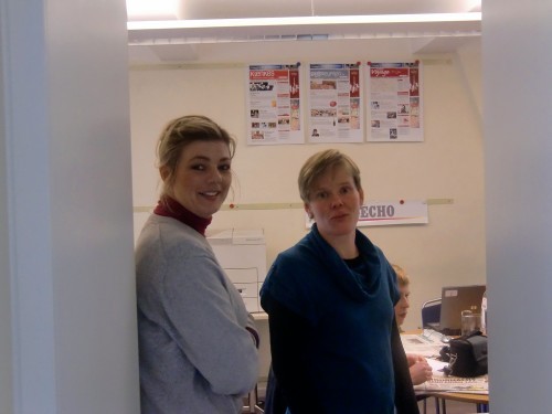 Isabelle Wittrock und Helga Huberty